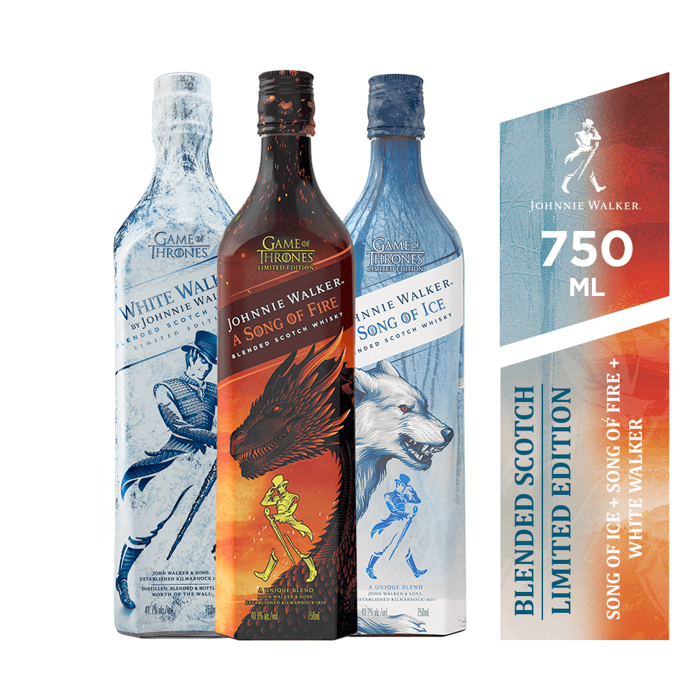 Pack Johnnie Walker Game Of Thrones 750 Ml Song Of Ice Song Of