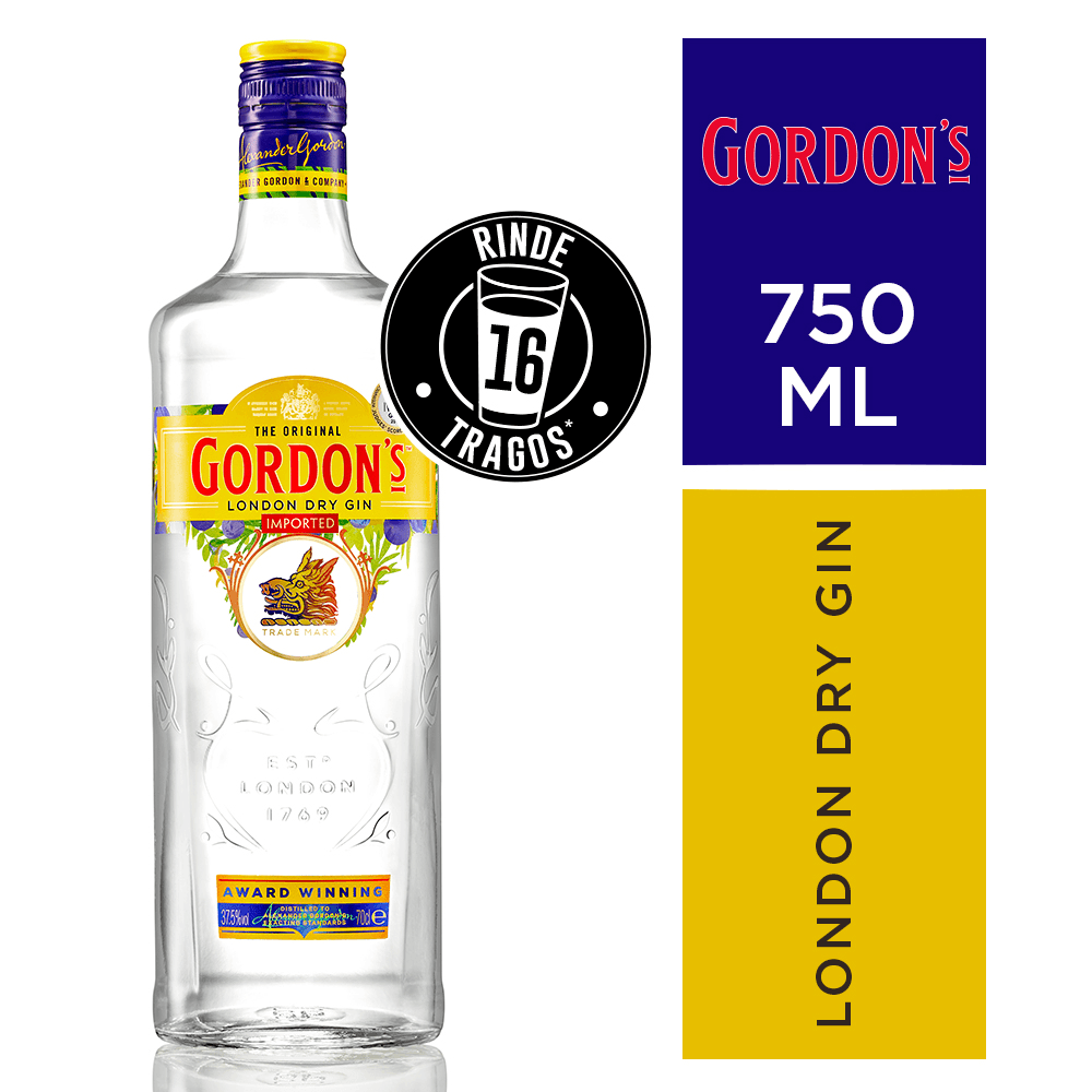 Gin Gordon's London Dry Gin 37,5° 750ml. - micocacola