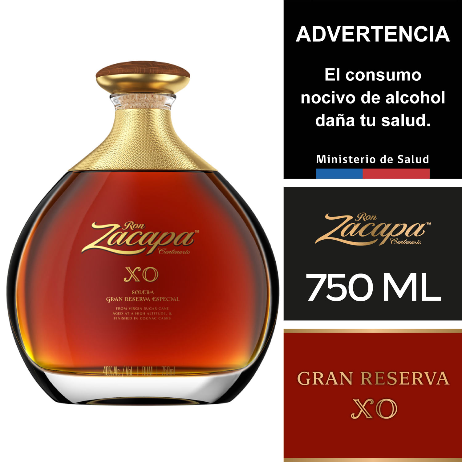 Ron Zacapa XO 750 ml. - Andina - $149.990