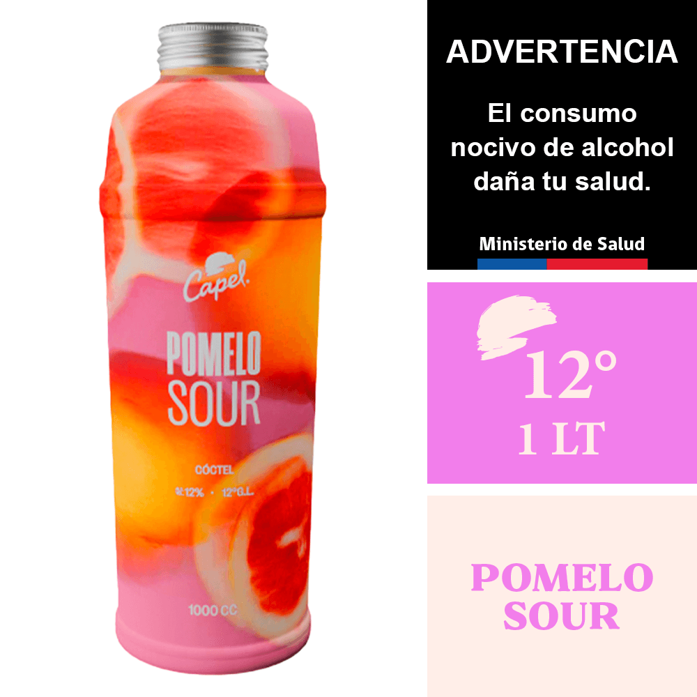 Capel Pomelo Sour 12° 1,0 lt. - Andina - $4.190