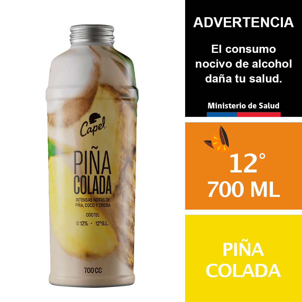 Capel Piña Colada 12° 700 ml.